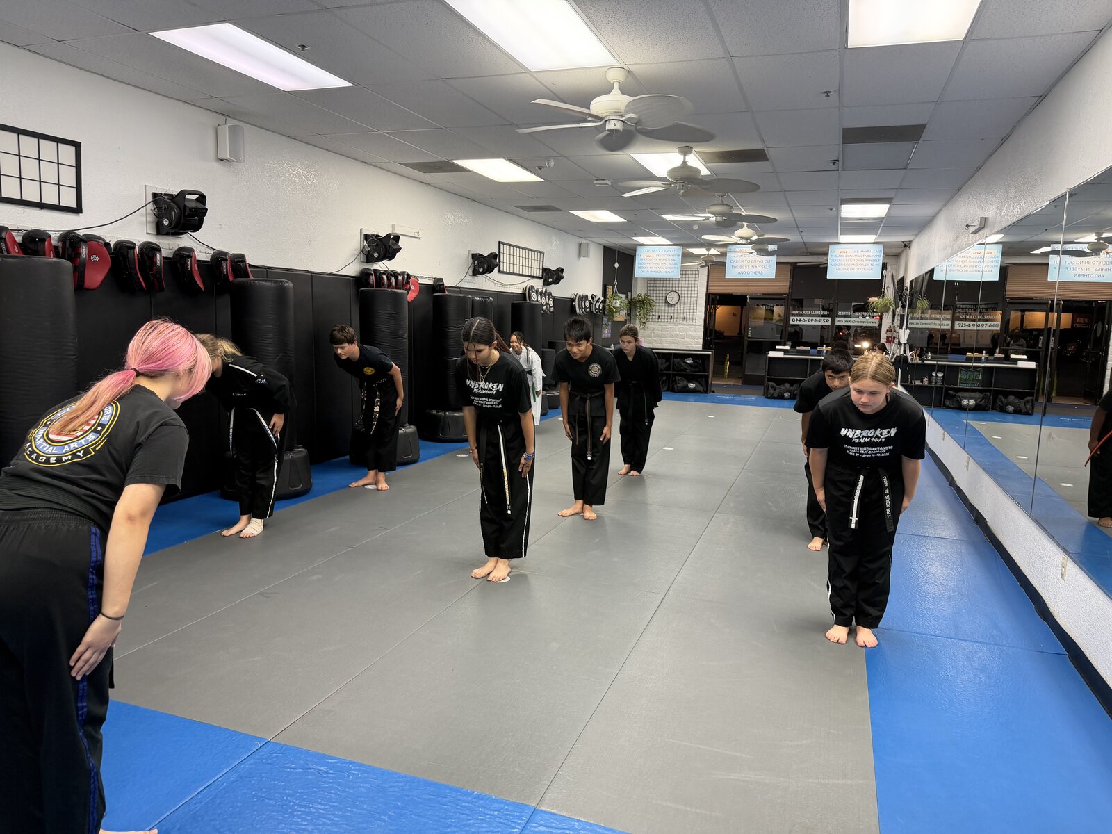 Martial arts training at Livermore Martial Arts Academy