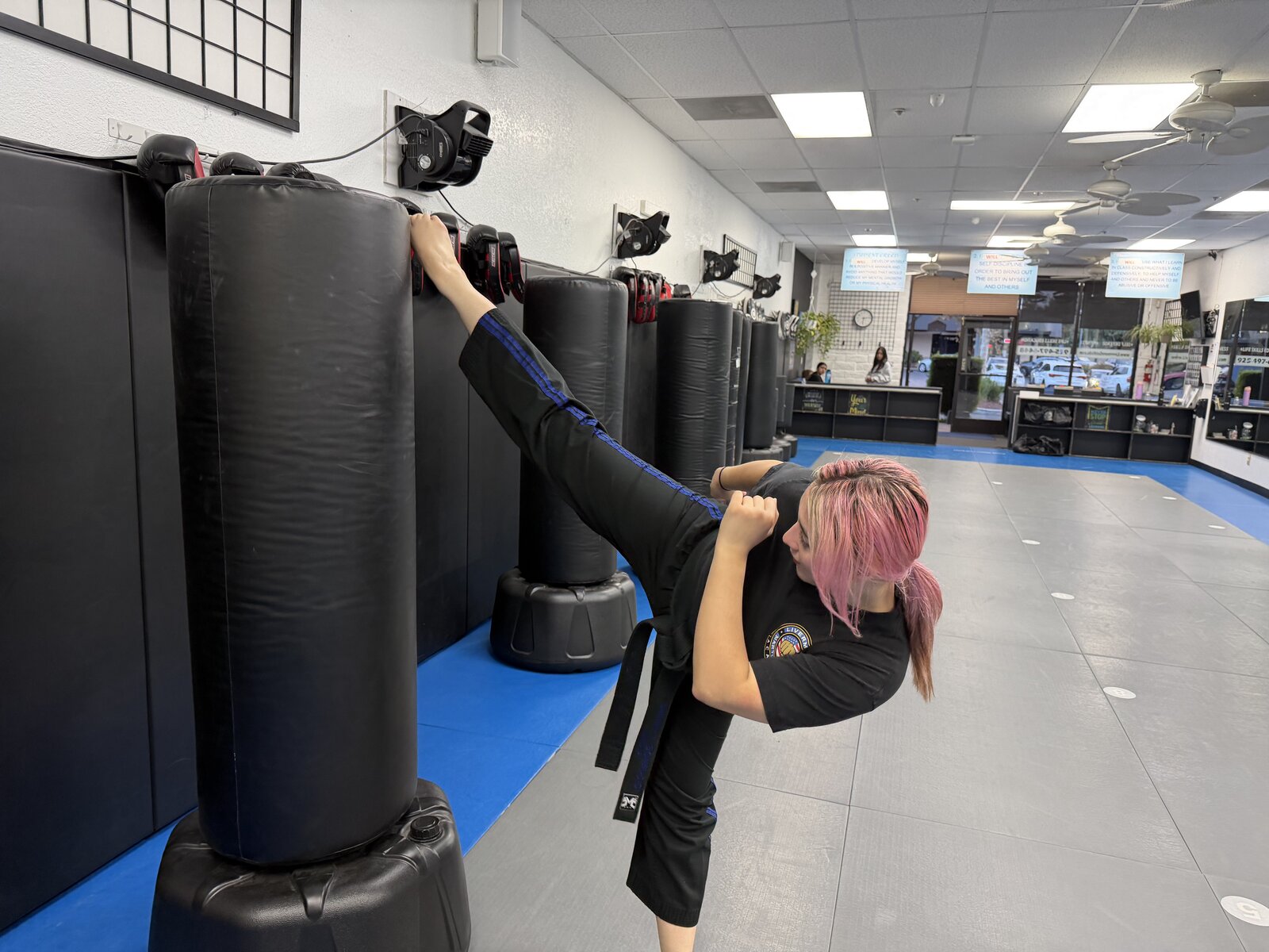 Martial arts training at Livermore Martial Arts Academy